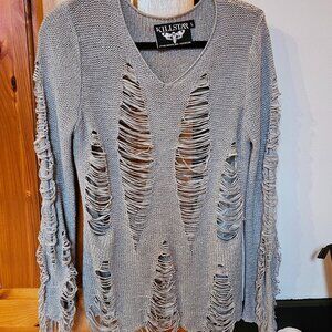 Killstar Distressed Top